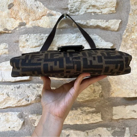 Fendi Brown and Black Shoulder Bag - Picture 10 of 14